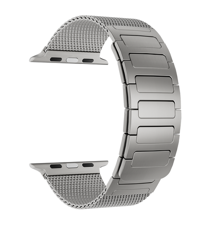 KUXIU Černá nerezový magnetický pásek na Apple Watch