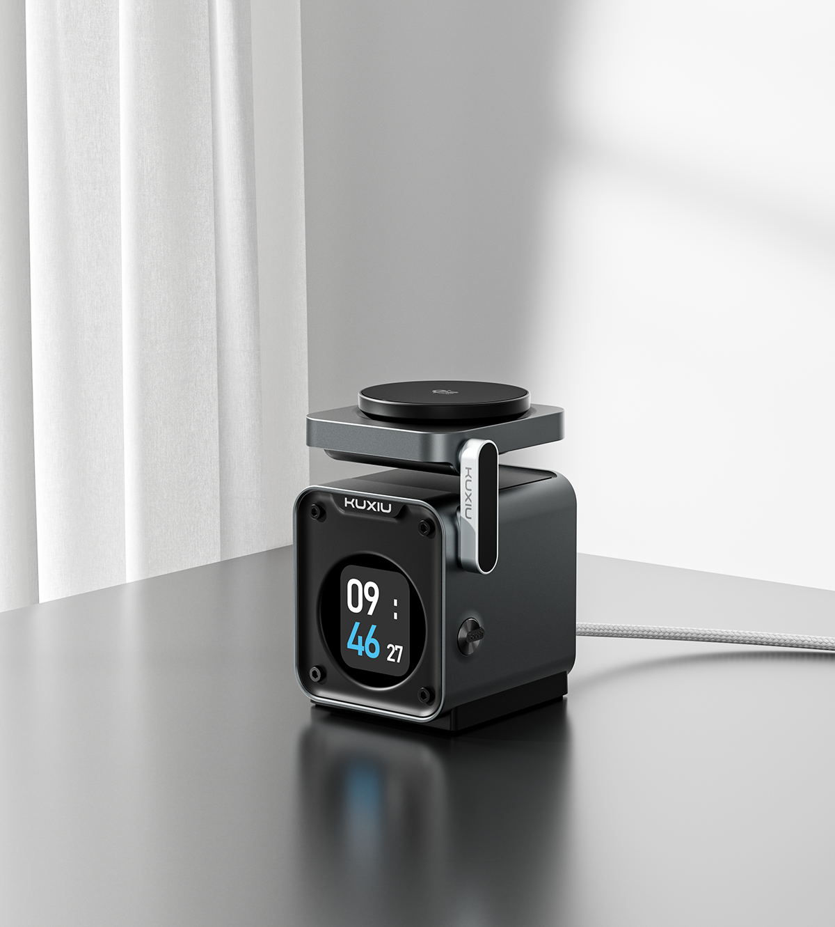 KUXIU D5 Qi2.2 25W 5-in-1 Wireless Charging Station