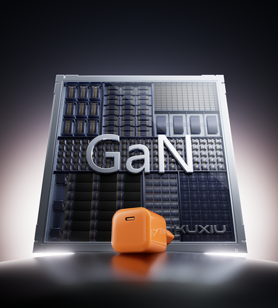 KUXIU IceMini 45W GaN 電源アダプター - コズミックオレンジ