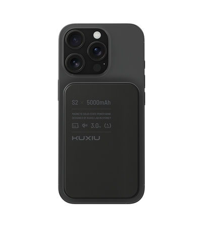 KUXIU S2 Qi2 5000mAh MagSafe Solid-State Power Bank