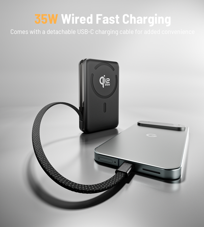 KUXIU S3 Qi2.2 25W 10000mAh MagSafe Solid-State Power Bank