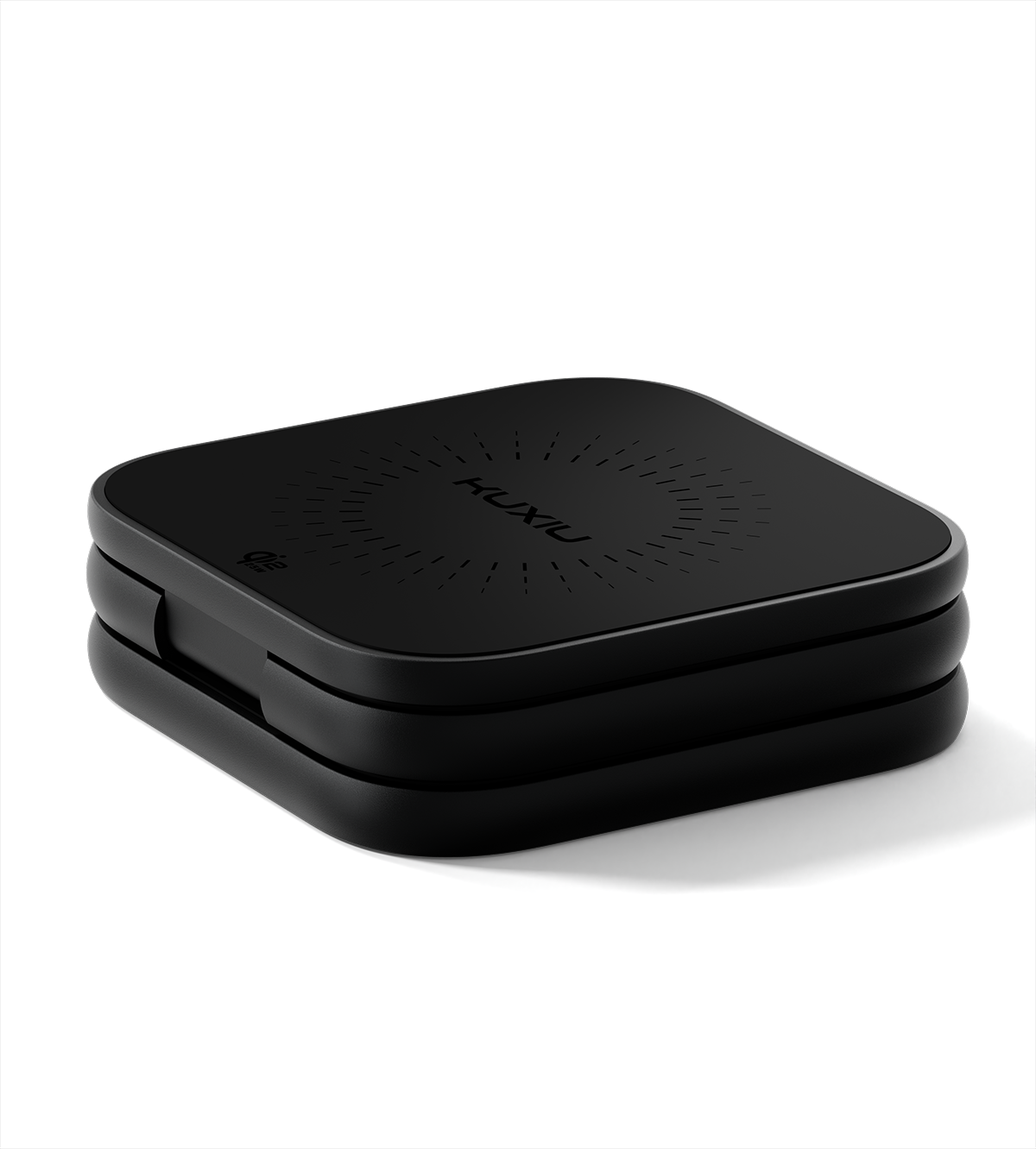 KUXIU Penyangga Pengecas Tanpa Wayar Lipat 3-dalam-1 MagSafe Bersertifikat Qi2.2 Turbo X40 25W - Hitam