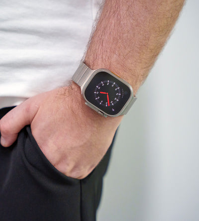 KUXIU Czysta obrączka tytanowa do Apple Watch