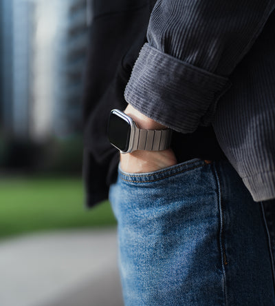 KUXIU Czysta obrączka tytanowa do Apple Watch