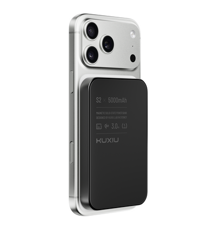 KUXIU S2 Qi2 5000mAh MagSafe Solid-State Power Bank