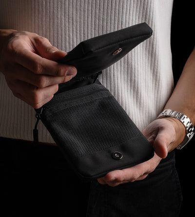 KUXIU Smart Shield Bag – RFID Blocking, Waterproof & Anti-Cut - Black