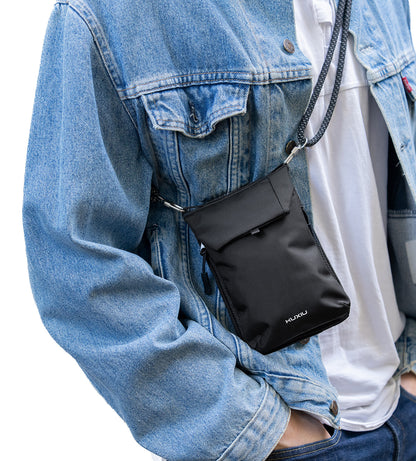 KUXIU Smart Shield Bag – RFID Blocking, Waterproof & Anti-Cut - Black