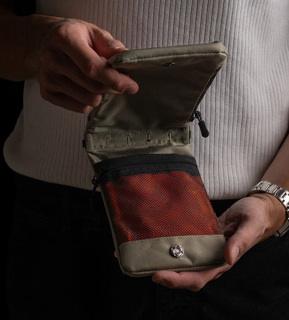 KUXIU Smart Shield Bag – RFID Blocking, Waterproof & Anti-Cut - Khaki