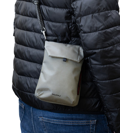 KUXIU Smart Shield Bag – RFID Blocking, Waterproof & Anti-Cut - Khaki