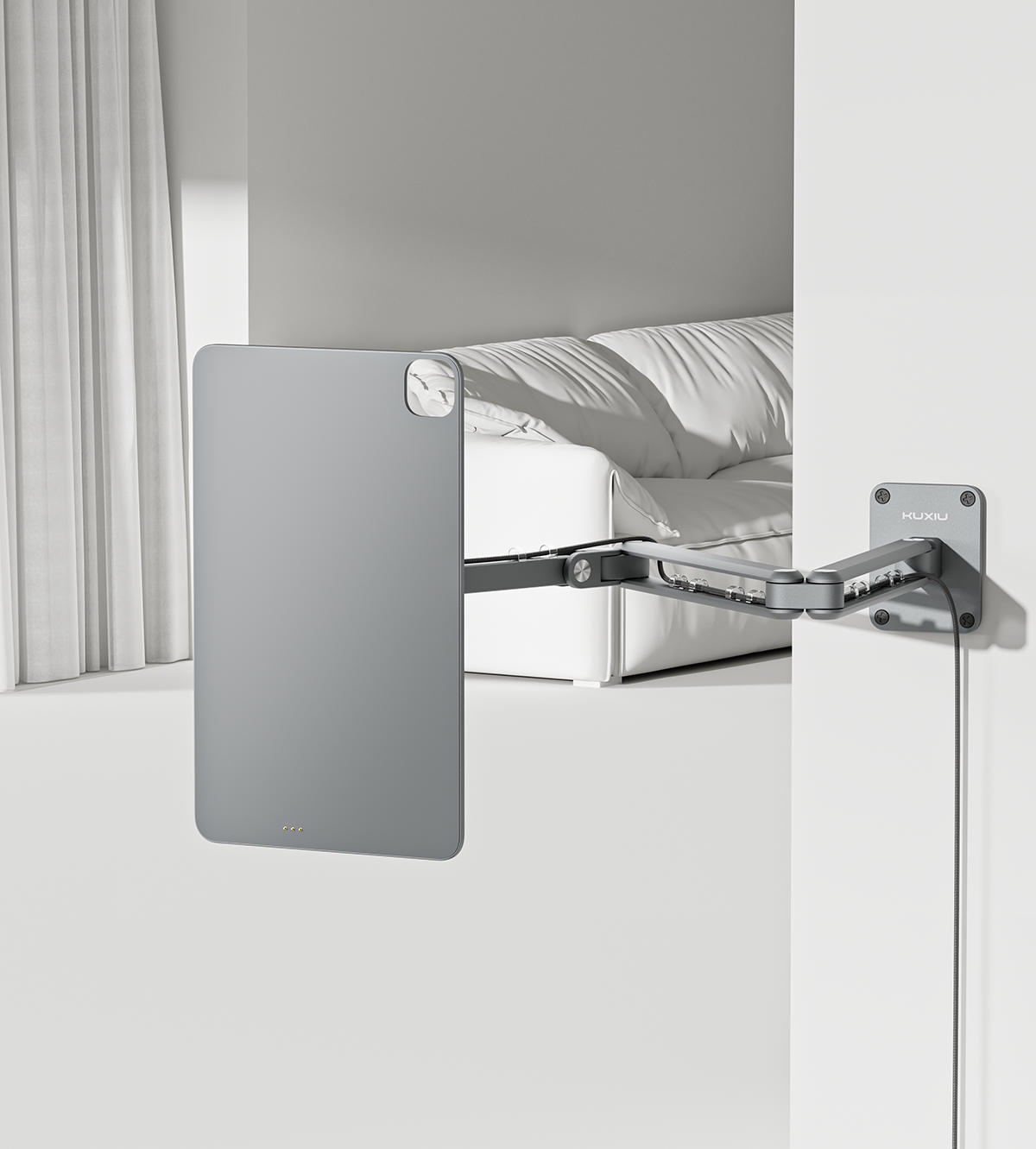 KUXIU X36W Pro MAX Magnetic iPad Wall Mount Charging Stand