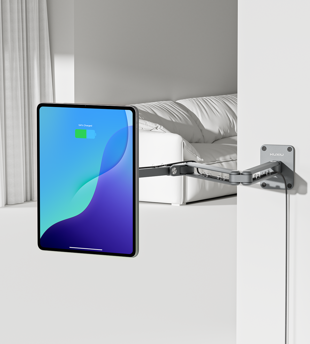 KUXIU X36W Pro MAX Magnetic iPad Wall Mount Charging Stand