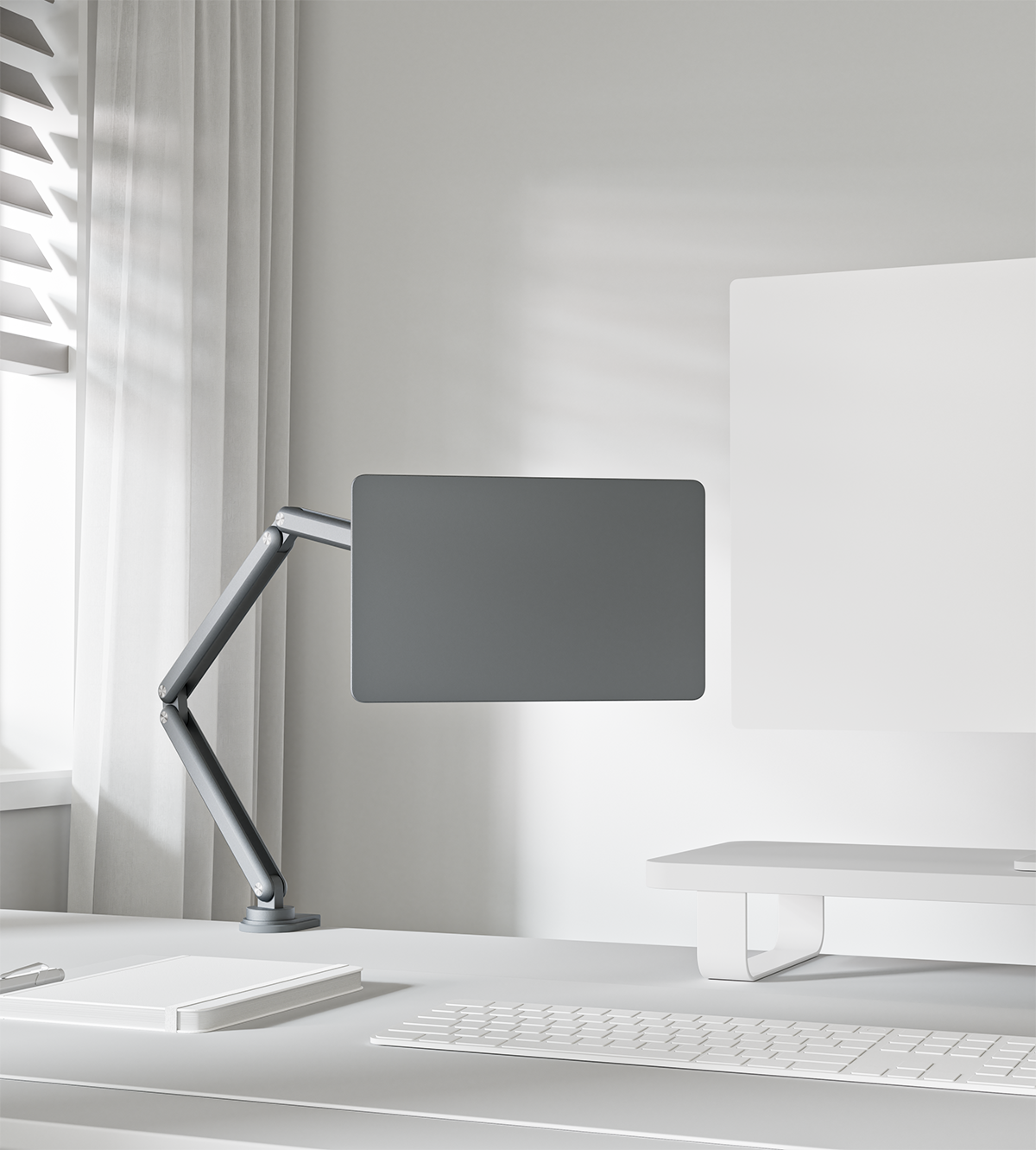KUXIU X36 Magnetic Flexible Stand for iPad - Space Gray