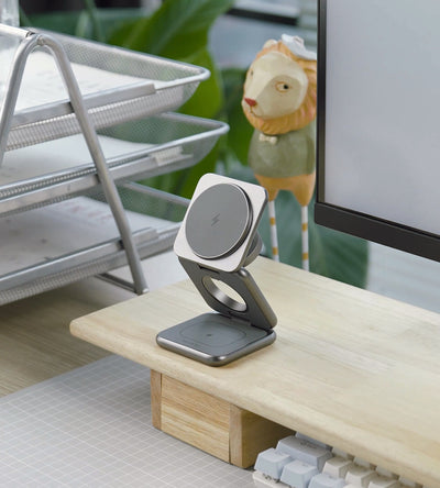 KUXIU X40 3-In-1 Foldable Magnetic Wireless Charging Station for Samsung