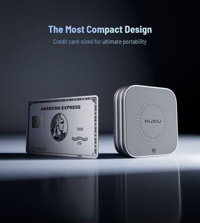 KUXIU X40 Turbo Qi2.2認証取得 25W 3-in-1 MagSafe折りたたみ式ワイヤレス充電スタンド - グレー