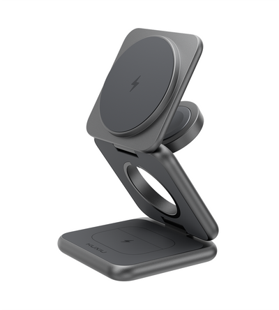 KUXIU X40 3-In-1 Foldable Magnetic Wireless Charging Station for Samsung