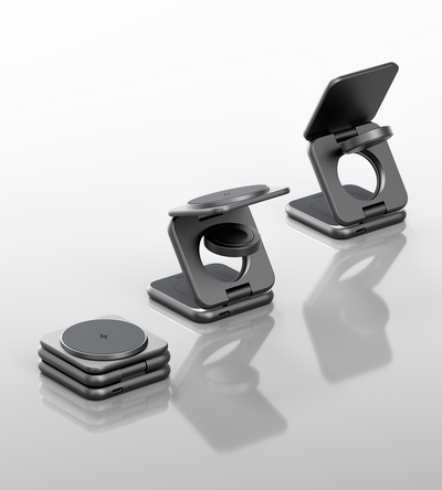 KUXIU X40 3-In-1 Foldable Magnetic Wireless Charging Station for Samsung