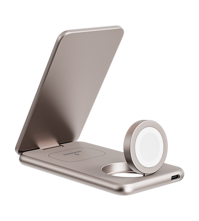 KUXIU X41Q Qi2 Certified 3-in-1 MagSafe Foldable Charging Stand
