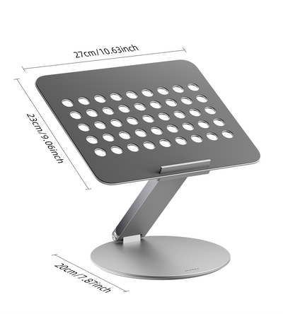 KUXIU X53 Support ergonomique pour ordinateur portable avec hub 8-en-1 intégré