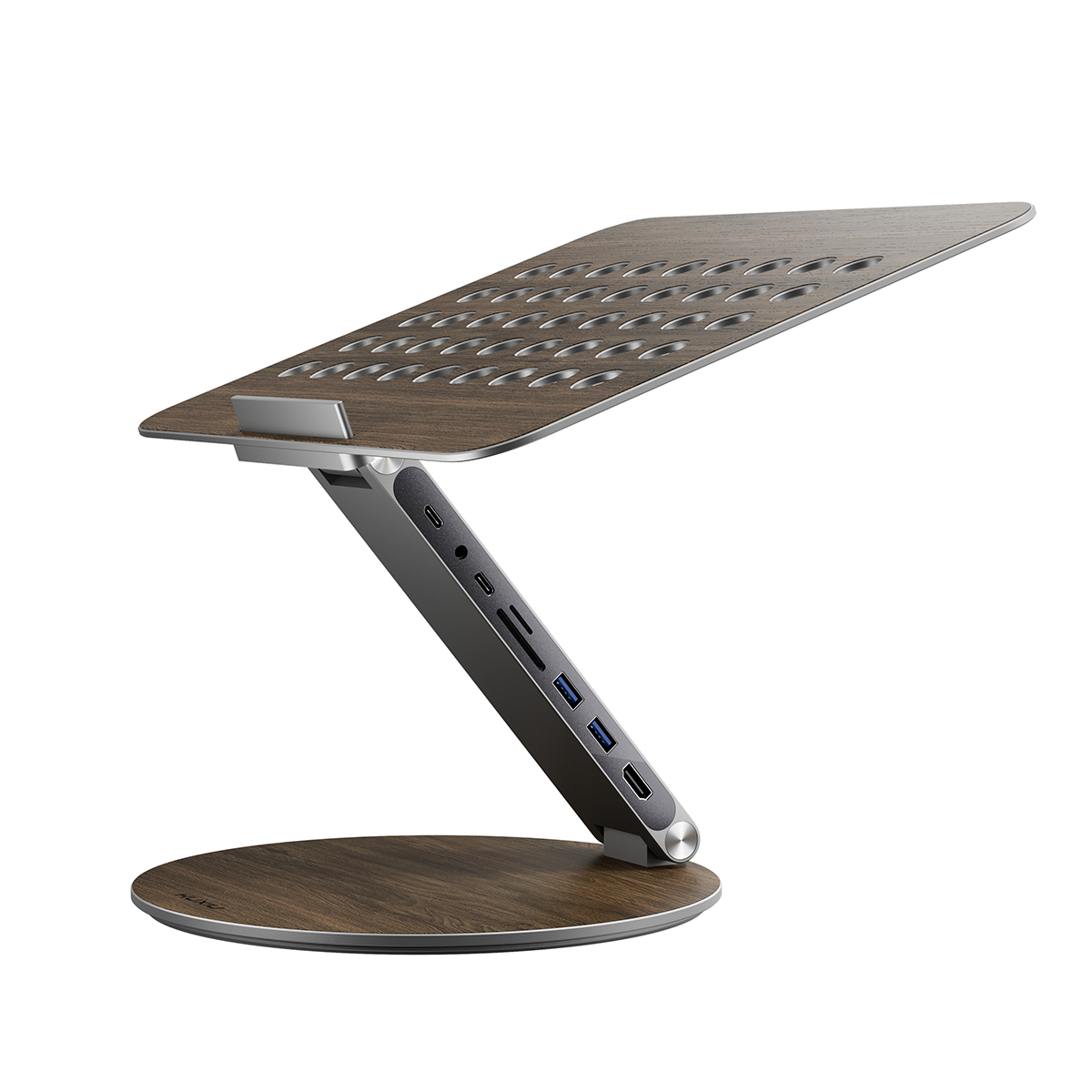 KUXIU X53 Ergonomic Laptop Stand with Built-in 8-in-1 Hub