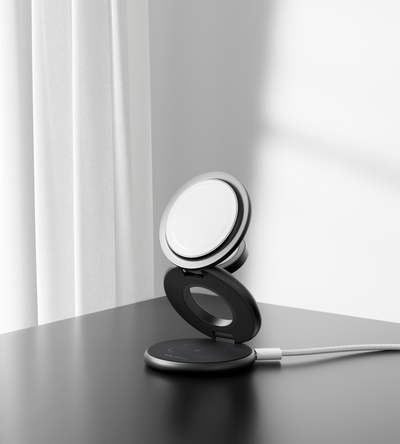 KUXIU X63 3-In-1 MagSafe Foldable Magnetic Wireless Charging Station - Black