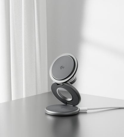 KUXIU X63Q Qi2 3-In-1 Foldable Magnetic Wireless Charging Station
