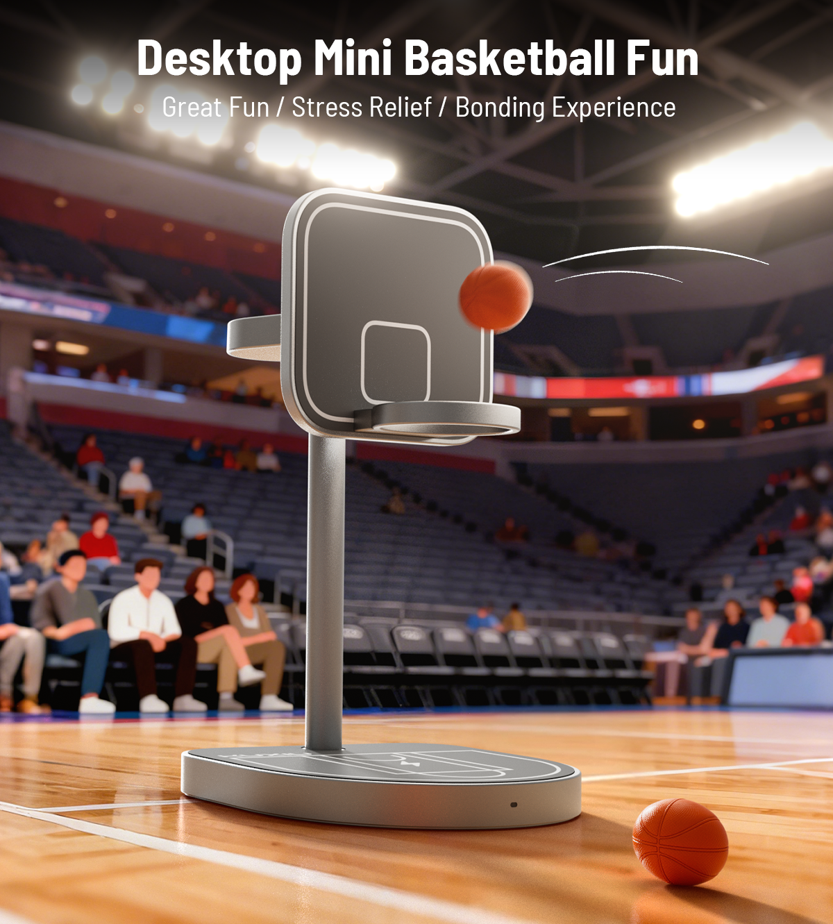 KUXIU 3-Point Power Creative 3-in-1 MagSafe Charging Stand - Gray