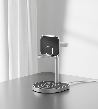 KUXIU 3-Point Power Creative 3-in-1 MagSafe Charging Stand for Google Devices