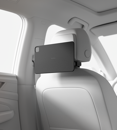KUXIU X97 Pro MAX Soporte Magnético para iPad con Carga para Reposacabezas de Coche y Ventilación de Aire