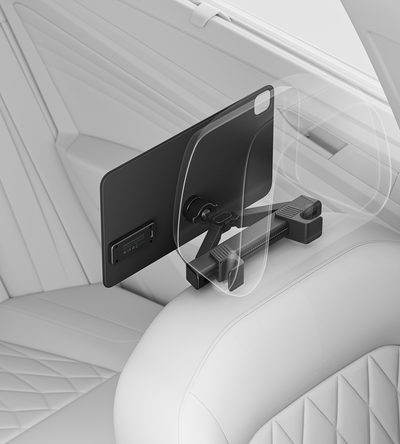 KUXIU X97 Pro MAX Soporte Magnético para iPad con Carga para Reposacabezas de Coche y Ventilación de Aire