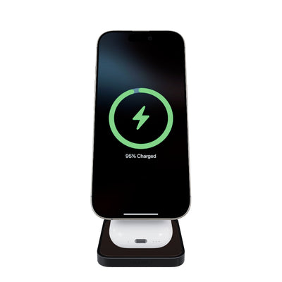 KUXIU X40 Pro 3-in-1 MagSafe Foldable Charging Stand - Leather Edition