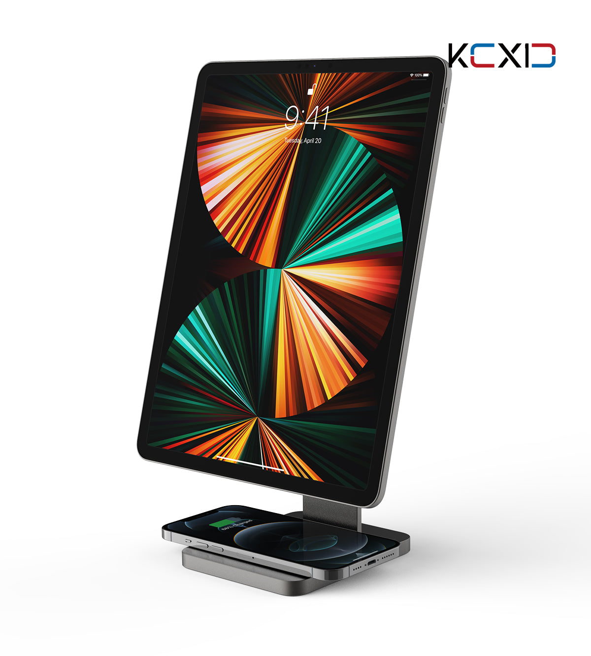 Magnetyczny stojak na iPada KUXIU X27 Pro (wyposażony w funkcję ładowania bezprzewodowego)